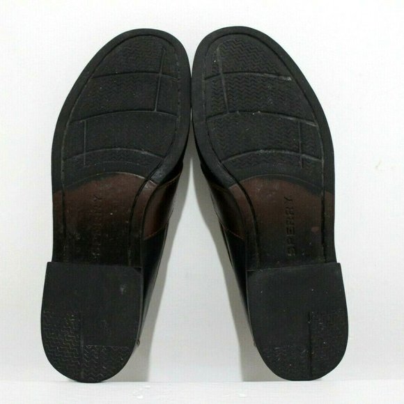 Sperry Top Sider Men's Size US 8 Brown Leather Slip on Boat Shoes - Picture 7 of 8